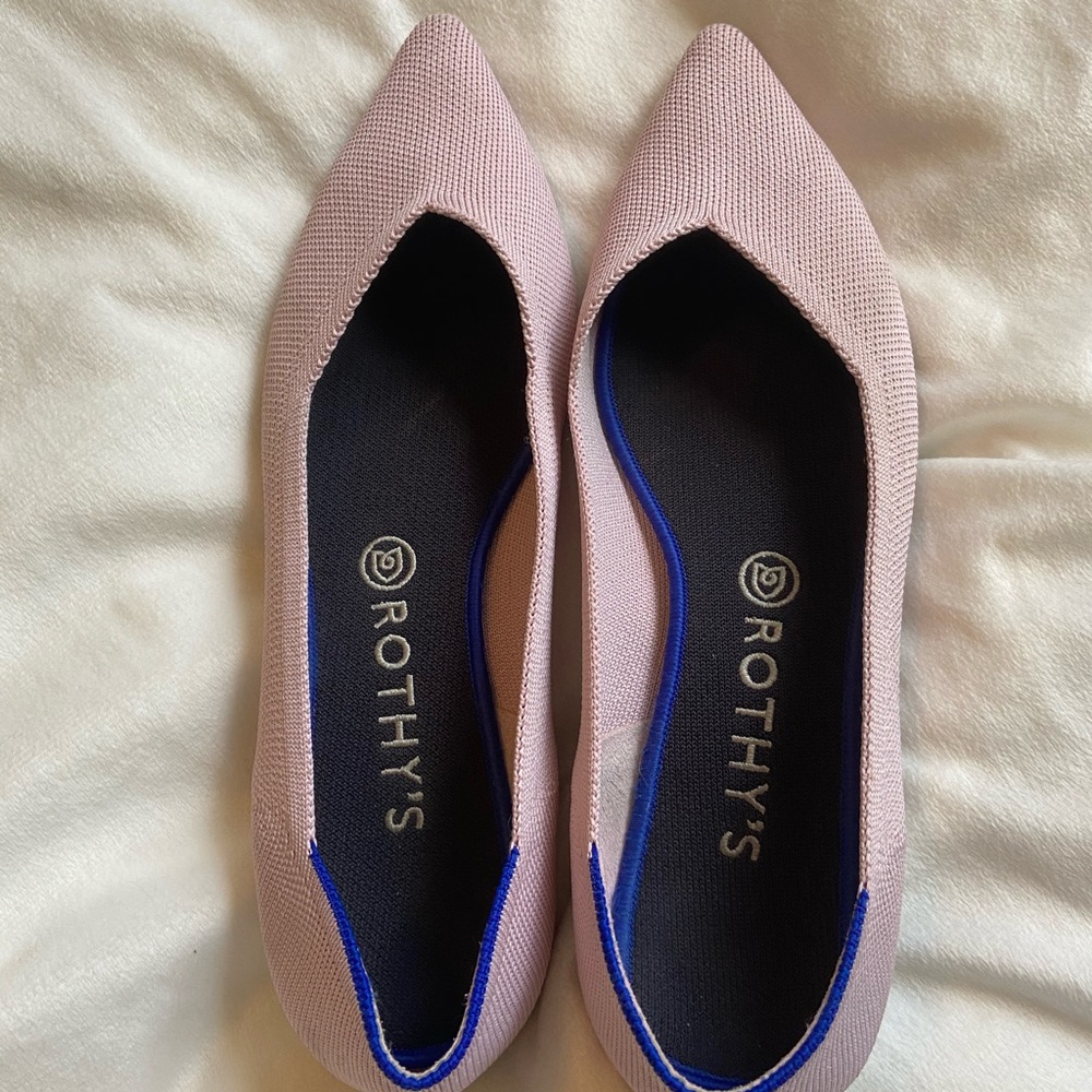 Rothys Petal Pink Points 10.5